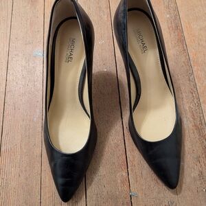 Michael Kors Black Leather Heels